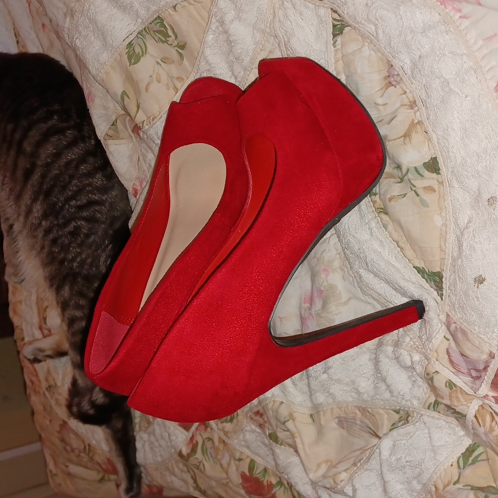 Red stilettos